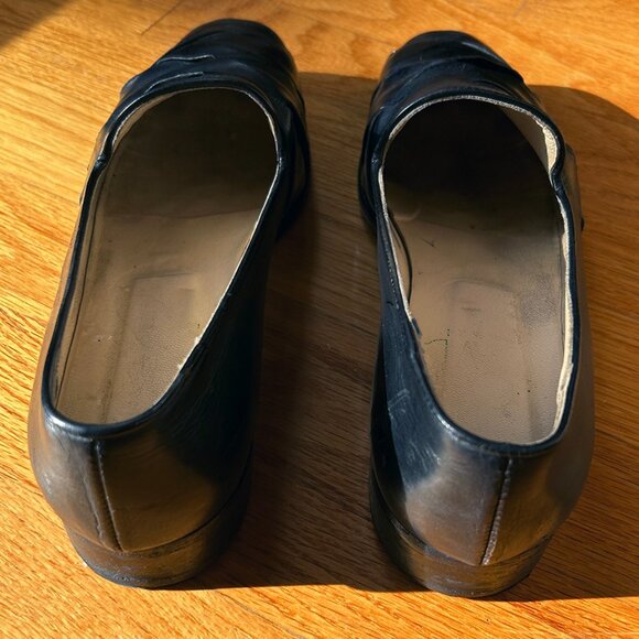 Joan & David Black Woven Loafers - Picture 5 of 7